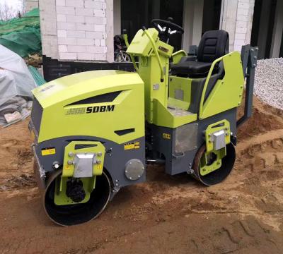 奔馬小型壓路機(jī)土方壓實(shí)、溝槽回填施工案例